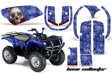 Load image into Gallery viewer, ATV Graphics Kit Quad Decal Wrap For Yamaha Grizzly YFM 660 2002-2008 BONES BLACK-atv motorcycle utv parts accessories gear helmets jackets gloves pantsAll Terrain Depot