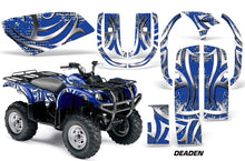 Load image into Gallery viewer, ATV Graphics Kit Quad Decal Wrap For Yamaha Grizzly YFM 660 2002-2008 DEADEN BLUE-atv motorcycle utv parts accessories gear helmets jackets gloves pantsAll Terrain Depot