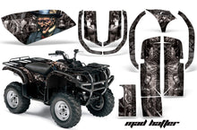Load image into Gallery viewer, ATV Graphics Kit Quad Decal Wrap For Yamaha Grizzly YFM 660 2002-2008 HATTER SILVER BLACK-atv motorcycle utv parts accessories gear helmets jackets gloves pantsAll Terrain Depot