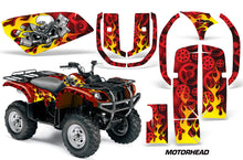 Load image into Gallery viewer, ATV Graphics Kit Quad Decal Wrap For Yamaha Grizzly YFM 660 2002-2008 MOTORHEAD RED-atv motorcycle utv parts accessories gear helmets jackets gloves pantsAll Terrain Depot