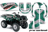 ATV Graphics Kit Quad Decal Wrap For Yamaha Grizzly YFM 660 2002-2008 WARHAWK GREEN