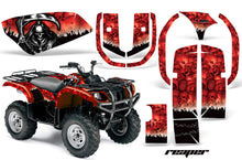 Load image into Gallery viewer, ATV Graphics Kit Quad Decal Wrap For Yamaha Grizzly YFM 660 2002-2008 REAPER RED-atv motorcycle utv parts accessories gear helmets jackets gloves pantsAll Terrain Depot