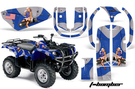 ATV Graphics Kit Quad Decal Wrap For Yamaha Grizzly YFM 660 2002-2008 TBOMBER BLUE-atv motorcycle utv parts accessories gear helmets jackets gloves pantsAll Terrain Depot