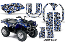 Load image into Gallery viewer, ATV Graphics Kit Quad Decal Wrap For Yamaha Grizzly YFM 660 2002-2008 URBAN CAMO BLUE-atv motorcycle utv parts accessories gear helmets jackets gloves pantsAll Terrain Depot