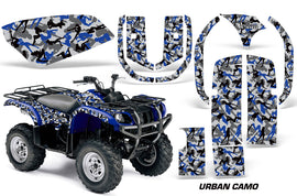 ATV Graphics Kit Quad Decal Wrap For Yamaha Grizzly YFM 660 2002-2008 URBAN CAMO BLUE-atv motorcycle utv parts accessories gear helmets jackets gloves pantsAll Terrain Depot