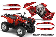 Load image into Gallery viewer, ATV Graphics Kit Quad Decal Wrap For Yamaha Grizzly 550 700 2007-2014 BONES RED-atv motorcycle utv parts accessories gear helmets jackets gloves pantsAll Terrain Depot