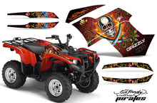 Load image into Gallery viewer, ATV Graphics Kit Quad Decal Wrap For Yamaha Grizzly 550 700 2007-2014 EDHP RED-atv motorcycle utv parts accessories gear helmets jackets gloves pantsAll Terrain Depot