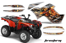 Load image into Gallery viewer, ATV Graphics Kit Quad Decal Wrap For Yamaha Grizzly 550 700 2007-2014 FIRESTORM SILVER-atv motorcycle utv parts accessories gear helmets jackets gloves pantsAll Terrain Depot