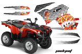 ATV Graphics Kit Quad Decal Wrap For Yamaha Grizzly 550 700 2007-2014 JACKPOT WHITE