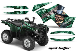 ATV Graphics Kit Quad Decal Wrap For Yamaha Grizzly 550 700 2007-2014 HATTER SILVER GREEN-atv motorcycle utv parts accessories gear helmets jackets gloves pantsAll Terrain Depot