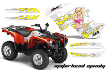 Load image into Gallery viewer, ATV Graphics Kit Quad Decal Wrap For Yamaha Grizzly 550 700 2007-2014 MOTO MANDY PINK WHITE-atv motorcycle utv parts accessories gear helmets jackets gloves pantsAll Terrain Depot