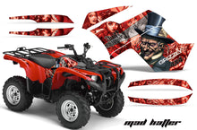 Load image into Gallery viewer, ATV Graphics Kit Quad Decal Wrap For Yamaha Grizzly 550 700 2007-2014 HATTER SILVER RED-atv motorcycle utv parts accessories gear helmets jackets gloves pantsAll Terrain Depot