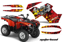Load image into Gallery viewer, ATV Graphics Kit Quad Decal Wrap For Yamaha Grizzly 550 700 2007-2014 MOTORHEAD RED-atv motorcycle utv parts accessories gear helmets jackets gloves pantsAll Terrain Depot
