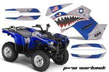 Load image into Gallery viewer, ATV Graphics Kit Quad Decal Wrap For Yamaha Grizzly 550 700 2007-2014 WARHAWK BLUE-atv motorcycle utv parts accessories gear helmets jackets gloves pantsAll Terrain Depot