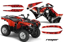 Load image into Gallery viewer, ATV Graphics Kit Quad Decal Wrap For Yamaha Grizzly 550 700 2007-2014 REAPER RED-atv motorcycle utv parts accessories gear helmets jackets gloves pantsAll Terrain Depot