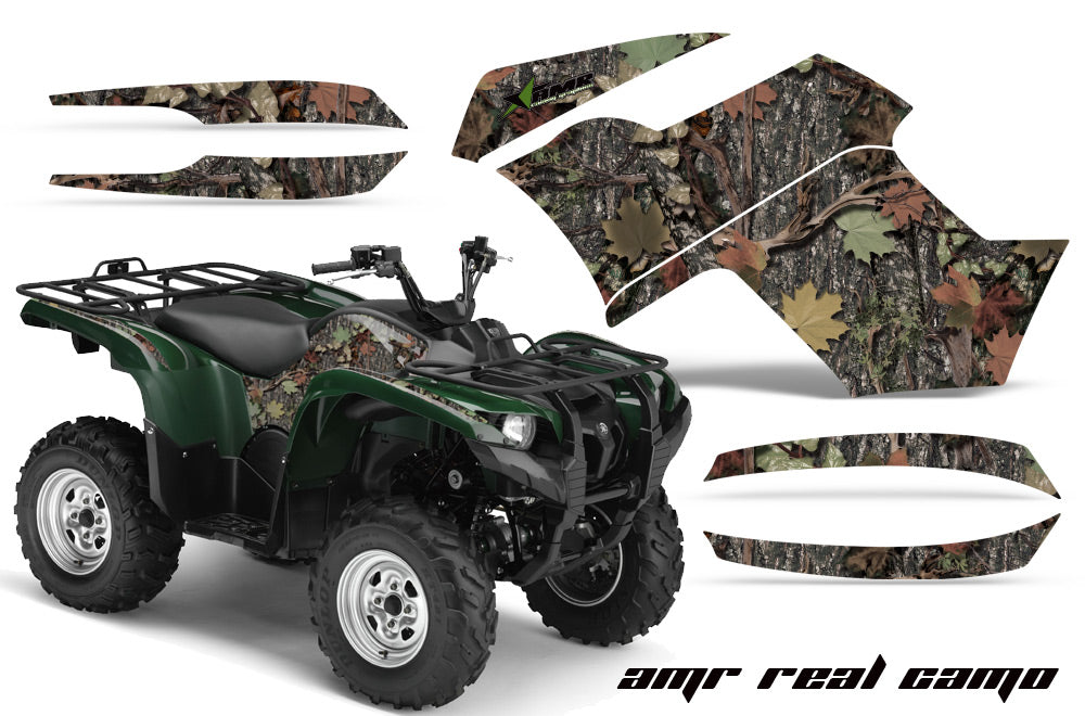 ATV Graphics Kit Quad Decal Wrap For Yamaha Grizzly 550 700 2007-2014 REAL CAMO-atv motorcycle utv parts accessories gear helmets jackets gloves pantsAll Terrain Depot