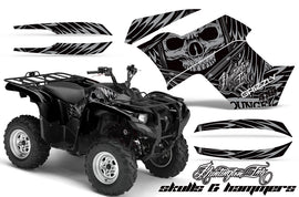 ATV Graphics Kit Quad Decal Wrap For Yamaha Grizzly 550 700 2007-2014 HISH SILVER-atv motorcycle utv parts accessories gear helmets jackets gloves pantsAll Terrain Depot