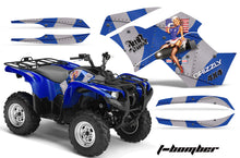 Load image into Gallery viewer, ATV Graphics Kit Quad Decal Wrap For Yamaha Grizzly 550 700 2007-2014 TBOMBER BLUE-atv motorcycle utv parts accessories gear helmets jackets gloves pantsAll Terrain Depot