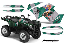 ATV Graphics Kit Quad Decal Wrap For Yamaha Grizzly 550 700 2007-2014 TBOMBER GREEN-atv motorcycle utv parts accessories gear helmets jackets gloves pantsAll Terrain Depot