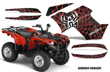 Load image into Gallery viewer, ATV Graphics Kit Quad Decal Wrap For Yamaha Grizzly 550 700 2007-2014 WIDOW RED BLACK-atv motorcycle utv parts accessories gear helmets jackets gloves pantsAll Terrain Depot