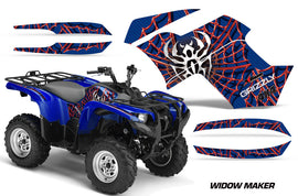 ATV Graphics Kit Quad Decal Wrap For Yamaha Grizzly 550 700 2007-2014 WIDOW RED BLUE-atv motorcycle utv parts accessories gear helmets jackets gloves pantsAll Terrain Depot