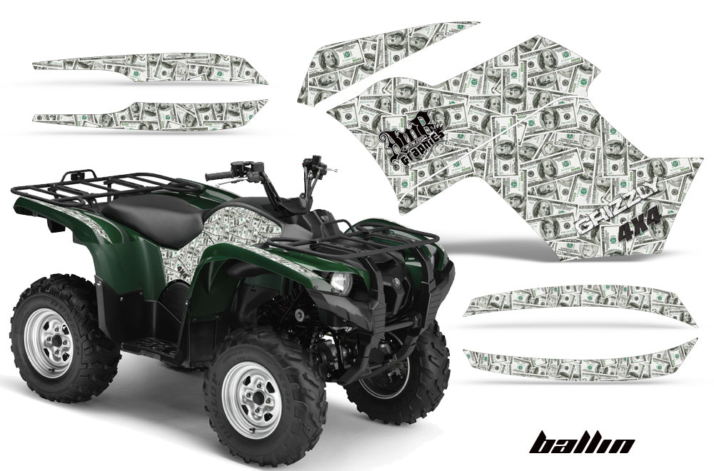 ATV Graphics Kit Quad Decal Wrap For Yamaha Grizzly 550 700 2007-2014 BALLIN-atv motorcycle utv parts accessories gear helmets jackets gloves pantsAll Terrain Depot