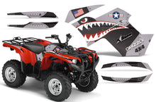 Load image into Gallery viewer, ATV Graphics Kit Quad Decal Wrap For Yamaha Grizzly 550 700 2007-2014 WARHAWK BLACK-atv motorcycle utv parts accessories gear helmets jackets gloves pantsAll Terrain Depot