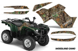 ATV Graphics Kit Quad Decal Wrap For Yamaha Grizzly 550 700 2007-2014 WOODLAND CAMO