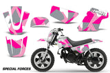 Dirt Bike Graphics Kit MX Decal Wrap For Yamaha PW50 PW 50 1990-2019 SPECIAL FORCES PINK