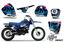 Load image into Gallery viewer, Dirt Bike Decal Graphic Kit Sticker Wrap For Yamaha PW80 PW 80 1996-2006 FRENZY BLUE-atv motorcycle utv parts accessories gear helmets jackets gloves pantsAll Terrain Depot