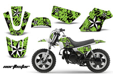 Load image into Gallery viewer, Dirt Bike Graphics Kit MX Decal Wrap For Yamaha PW50 PW 50 1990-2019 NORTHSTAR WHITE GREEN-atv motorcycle utv parts accessories gear helmets jackets gloves pantsAll Terrain Depot