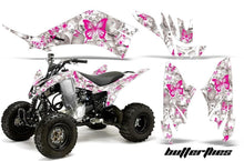 Load image into Gallery viewer, ATV Decal Graphic Kit Quad Sticker Wrap For Yamaha Raptor 125 2011-2013 BUTTERFLIES PINK WHITE-atv motorcycle utv parts accessories gear helmets jackets gloves pantsAll Terrain Depot