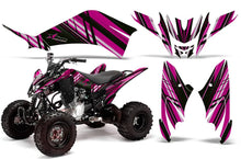 Load image into Gallery viewer, ATV Decal Graphic Kit Quad Sticker Wrap For Yamaha Raptor 125 2011-2013 INLINE PINK BLACK-atv motorcycle utv parts accessories gear helmets jackets gloves pantsAll Terrain Depot