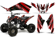 Load image into Gallery viewer, ATV Decal Graphic Kit Quad Sticker Wrap For Yamaha Raptor 125 2011-2013 INLINE RED BLACK-atv motorcycle utv parts accessories gear helmets jackets gloves pantsAll Terrain Depot