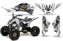 Load image into Gallery viewer, ATV Decal Graphic Kit Quad Sticker Wrap For Yamaha Raptor 125 2011-2013 HATTER SILVER WHITE-atv motorcycle utv parts accessories gear helmets jackets gloves pantsAll Terrain Depot