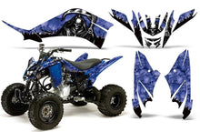Load image into Gallery viewer, ATV Decal Graphic Kit Quad Sticker Wrap For Yamaha Raptor 125 2011-2013 REAPER BLUE-atv motorcycle utv parts accessories gear helmets jackets gloves pantsAll Terrain Depot