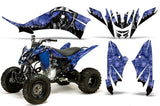 ATV Decal Graphic Kit Quad Sticker Wrap For Yamaha Raptor 125 2011-2013 REAPER BLUE