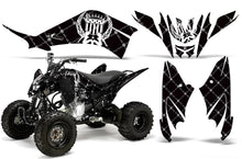Load image into Gallery viewer, ATV Decal Graphic Kit Quad Sticker Wrap For Yamaha Raptor 125 2011-2013 RELOADED WHITE BLACK-atv motorcycle utv parts accessories gear helmets jackets gloves pantsAll Terrain Depot