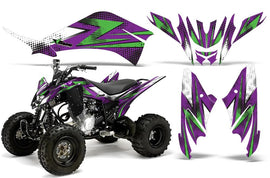 ATV Decal Graphic Kit Quad Sticker Wrap For Yamaha Raptor 125 2011-2013 SLASH GREEN PINK-atv motorcycle utv parts accessories gear helmets jackets gloves pantsAll Terrain Depot