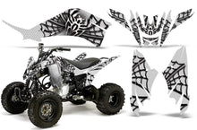 Load image into Gallery viewer, ATV Decal Graphic Kit Quad Sticker Wrap For Yamaha Raptor 125 2011-2013 WIDOW BLACK WHITE-atv motorcycle utv parts accessories gear helmets jackets gloves pantsAll Terrain Depot