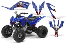 Load image into Gallery viewer, ATV Decal Graphic Kit Quad Sticker Wrap For Yamaha Raptor 250 2008-2014 BONES BLUE-atv motorcycle utv parts accessories gear helmets jackets gloves pantsAll Terrain Depot