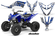 Load image into Gallery viewer, ATV Decal Graphic Kit Quad Sticker Wrap For Yamaha Raptor 250 2008-2014 DEADEN BLUE-atv motorcycle utv parts accessories gear helmets jackets gloves pantsAll Terrain Depot