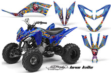Load image into Gallery viewer, ATV Decal Graphic Kit Quad Sticker Wrap For Yamaha Raptor 250 2008-2014 EDHLK BLUE-atv motorcycle utv parts accessories gear helmets jackets gloves pantsAll Terrain Depot