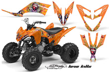 Load image into Gallery viewer, ATV Decal Graphic Kit Quad Sticker Wrap For Yamaha Raptor 250 2008-2014 EDHLK ORANGE-atv motorcycle utv parts accessories gear helmets jackets gloves pantsAll Terrain Depot