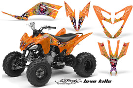 ATV Decal Graphic Kit Quad Sticker Wrap For Yamaha Raptor 250 2008-2014 EDHLK ORANGE-atv motorcycle utv parts accessories gear helmets jackets gloves pantsAll Terrain Depot