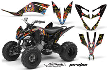 Load image into Gallery viewer, ATV Decal Graphic Kit Quad Sticker Wrap For Yamaha Raptor 250 2008-2014 EDHP BLACK-atv motorcycle utv parts accessories gear helmets jackets gloves pantsAll Terrain Depot