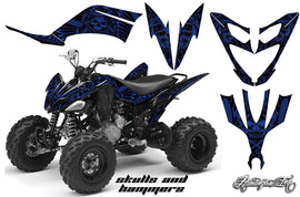 ATV Decal Graphic Kit Quad Sticker Wrap For Yamaha Raptor 250 2008-2014 HISH BLUE-atv motorcycle utv parts accessories gear helmets jackets gloves pantsAll Terrain Depot