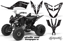 Load image into Gallery viewer, ATV Decal Graphic Kit Quad Sticker Wrap For Yamaha Raptor 250 2008-2014 HISH SILVER-atv motorcycle utv parts accessories gear helmets jackets gloves pantsAll Terrain Depot