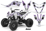 ATV Decal Graphic Kit Quad Sticker Wrap For Yamaha Raptor 250 2008-2014 LUNA PURPLE
