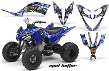 Load image into Gallery viewer, ATV Decal Graphic Kit Quad Sticker Wrap For Yamaha Raptor 250 2008-2014 HATTER SILVER BLUE-atv motorcycle utv parts accessories gear helmets jackets gloves pantsAll Terrain Depot